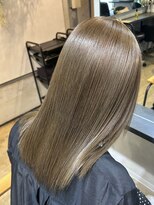 ヘアデザイン コレット ネオ 池袋(Hair Design Collet Neo)&nbsp;艶髪ヘーゼルベージュ×髪質改善METEOカラー