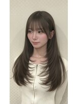 ラ ブレス なんばスカイオ(LaBless) 大阪・なんば|韓国レイヤーカット×暗めモカグレージュ