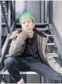 韓流ミントグリーンショート