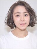 切りっぱなしくせ毛風パーマ[恵比寿/恵比寿駅/髪質改善]