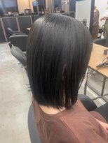 ユッカ エハ 豊中(YUCCA eha)&nbsp;【eha Sena】シンプル/ショート/黒髪ボブ/前下がり