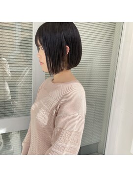 ミント(mint) ミニボブ/大人ボブ/ボブ/暗髪グレー