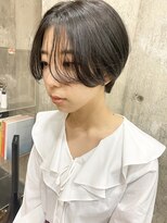 イデア(idea) 【ハンサムショート×ダークグレー】ヘアスナップ・山下