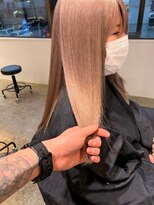 メリー オオサカ(Merly Osaka)&nbsp;巻いてもアレンジでもなんでも可愛い！_ほんのりピンクベージュ_