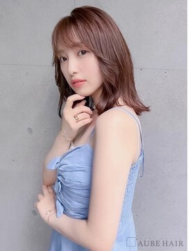 オーブ ヘアー トラッド 京都四条河原町店(AUBE HAIR trad) 20代・30代_韓国風エギョモリミディ