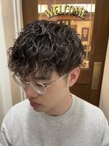 ヒロギンザバーバーショップ 新宿店(HIRO GINZA BARBER SHOP)&nbsp;ツイストスパイラルパーマ(理容室/メンズ/barber shop新宿店)