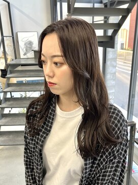 ヘアー アイス 御器所本店(HAIR ICI) 20代30代40代ミルクティベージュ美肌透明感オリーブ
