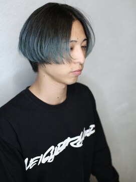 バース(BIRTH) 天神【BIRTH】ハイトーンカラー×アッシュオリーブ×ショート　2