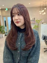 シーン(SCEN) レイヤーカット　韓国ヘア　レイヤーロング