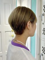 マティーナ ヘアー 池袋(Matina hair)&nbsp;【ショートボブ×ミルクティーベージュ】20代30代40代50代