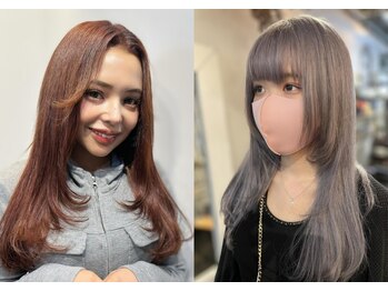 トロニー(TLONY)の写真/【口コミ☆4.9】ウルフやレイヤーカットならお任せ◎ブリーチ× 顔周りカットの組み合わせが人気☆[渋谷]