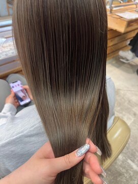 メロウマン(mellowman) [立川/mellowman]ミルクティーベージュダブルカラーケアブリーチ