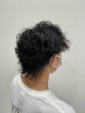 アヴァンス イオンモール和歌山店(AVANCE) ツイストパーマ×ツーブロック×ナチュラルフェード