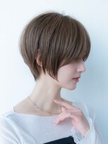 ハバナ 渋谷(HAVANA) ショートボブショートヘアオリーブベージュ髪質改善前髪