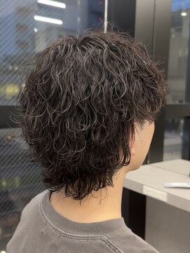 エース 名駅店(Ace) 波巻きスパイラルツイストスパイラルパーママッシュメ ンズヘア