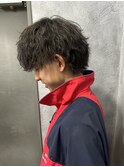 10代 20代 メンズヘア 波巻き ツイスパ マッシュウルフ
