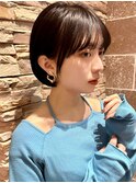 イメチェン前髪小顔ショート_銀座