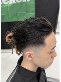 波巻きマンバンスタイル