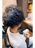 ツイストパーマ×インナーカラー