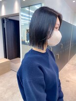 ロンドクロエ 横浜(Lond Chloe)&nbsp;イメチェン外ハネボブ美髪ワイドバング結べる長さのボブ髪質改善