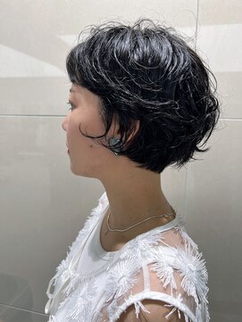 ピークアブー ワン(PEEK-A-BOO ONE) フレンチボブニュアンスパーマイメチェンパーマショートカット