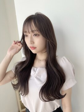 バイオレット ナゴヤ(Violet Nagoya) 10,20代☆ロングヘア/シースルー/ぱっつん前髪/ショコラブラウン