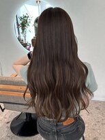 モアナ バイ ラナ 上小田井(MoanA BY LANA)&nbsp;デザインカラー/レイヤーカット/ウェットヘア/グレージュ