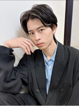 トルネード(TORNADO) 外国人風ハイライト センターパート アップバングt1213