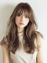 プラス セカンド ヘア(Plus 2nd)&nbsp;くすみベージュ×ゆるふわ巻き