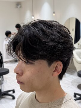 バース 梅田中崎町店(BIRTH) ニュアンスパーマフェザーパーマセンターパート大阪パーマ