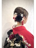 成人式着付けヘアセット