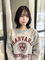 フェリア 池田(FERIA) レイヤーボブ/レイヤーカット/暗髪カラー