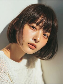 アイコニックナゴヤ(AIconic nagoya) 【透明感ボブ】柔らか質感×ナチュラル前髪