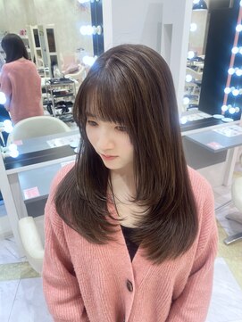 リー 梅田(Lee) hana/レイヤーカット/髪質改善カラー