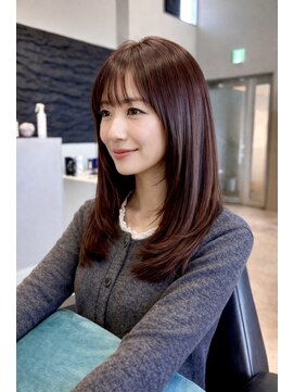 ミュー(MU) 艶ローレイヤー×ナチュラルピンクミディ