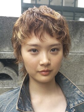 ナループロアツム(Nalu pu loa Tsum) マレットヘア/ウルフパーマ/ブラウンカラー/グランジ