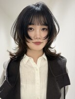 アイトーキョーエス 渋谷(AI TOKYO S)&nbsp;ウルフカット/ミディアムレイヤー/ハッシュカット/暗髪