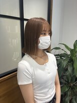 ベール(BALE) ベージュカラー/切りっぱなしボー/ブリーチなしダブルカラー