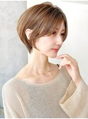 say.ハッシュボブ顔周りカットミニボブくびれボブカーテンバング
