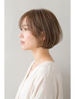 ベルス(bellus)&nbsp;やわらかショートボブ×アッシュベージュ　20代　30代