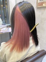 ネリ(NERi)&nbsp;アクセント映え☆インナーカラー×ピンクカラー