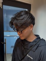 オーバーネオ 町田(OVER NEO) 【リヒト指名限定】センターパート+曲がる縮毛矯正