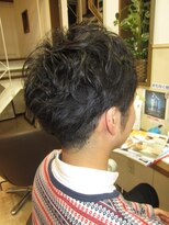 コアフィールフィス(COIFFURE fils)&nbsp;トップにボリューム。くせ毛風パーマ