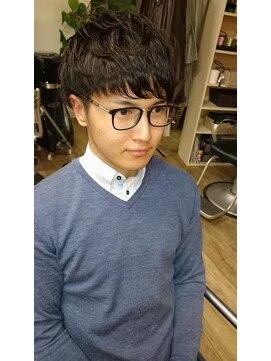 ソレイユ(Soleil) グリース×パーマスタイル【グランジ/イメチェン/ネープレス】