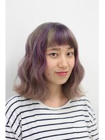 クリーン ヘアデザイン(CLLN hair Design)&nbsp;【CLLN】ソフトグレージュ×ユニコーンカラー
