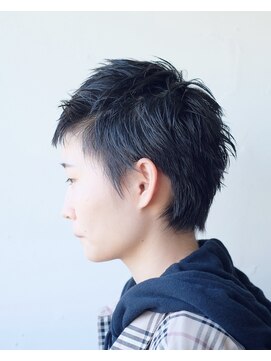 ルプラ ガーデン(le-pla garden) ベリーショート#黒髪#耳掛けショート#刈り上げ#豊橋#豊川#田原