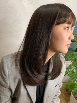 フラココ 神楽坂(hurakoko kagurazaka) 【廣田真弓】透明感カラー・ナチュラルコバルトブルー