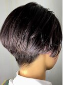 ウェイト高めボブ×パープル