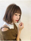 ゆるっとフェミニンボブ