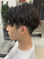 2wayパーマスタイルツイストスパイラルツーブロック